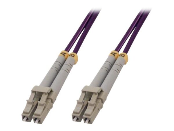 MCL LC/LC Multimode duplex 50/125 OM4 optical fiber – 15m