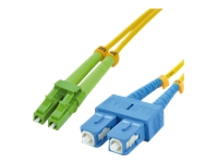 MCL LCAPC/SC duplex singlemode 9/125 OS2 optical fiber – 2m