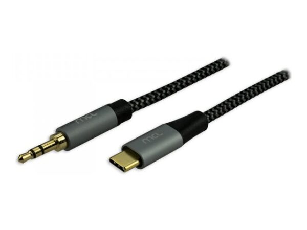 MCL MC1D99AZ03CJC3.52 – Câble Type C USB 3.1 mâle vers Jack 3,5 mâle tressé – 2m