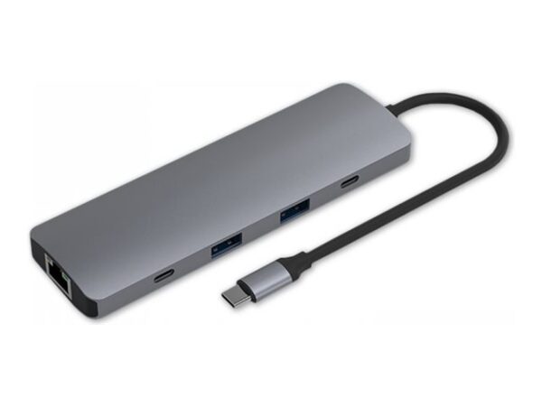 MCL MD1B99AZZUSB3C458 – Station daccueil 8 ports HDMI USB 3.0 RJ45 audio PD 100W