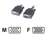 MCL Rallonge VGA HD15 mâle / femelle – 2m