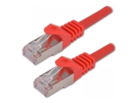 MCL RJ45 CAT7 S/FTP LSZH 0.15M Rouge