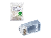 MCL Sachet de 50 connecteurs avec peigne RJ45 Cat 6/6A non blindés