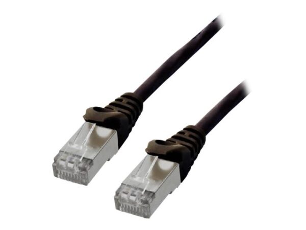 MCL-SAMA Cordon de brassage RJ45 CAT 6 F/UTP CAT 6 F/UTP Patch cable – 3m Black    (P)