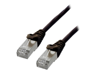 MCL-SAMA Cordon de brassage RJ45 CAT 6 F/UTP CAT 6 F/UTP Patch cable – 3m Black    (P)