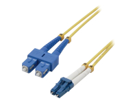 MCL SC/LC duplex singlemode 9/125 OS2 optical fiber – 3m