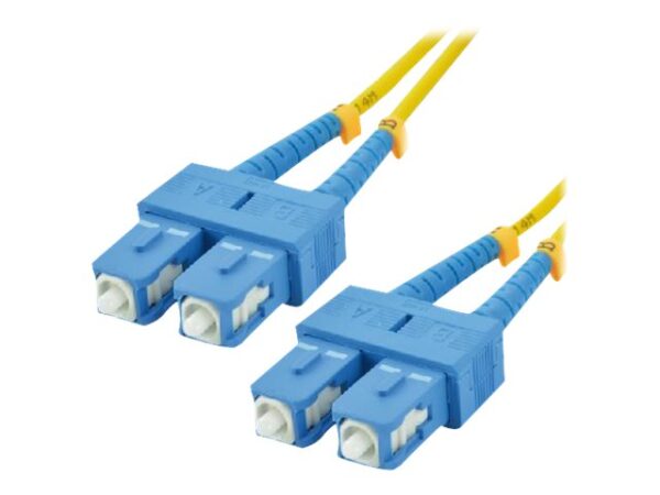 MCL SC/SC duplex singlemode 9/125 OS2 optical fiber – 0.5m