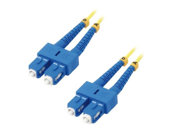 MCL SC/SC duplex singlemode 9/125 OS2 optical fiber – 2m
