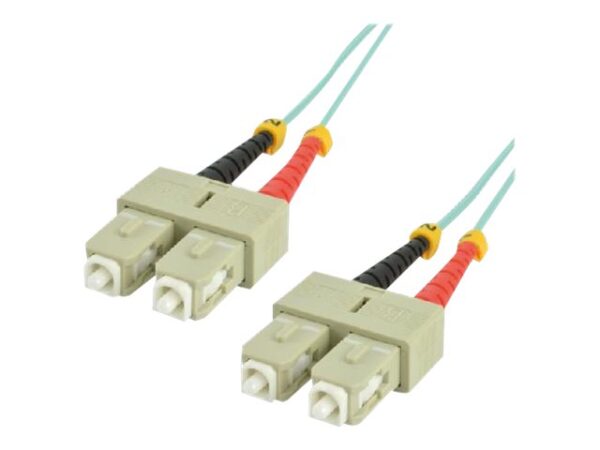 MCL SC/SC Multimode duplex 50/125 OM3 optical fiber – 0.5m