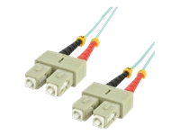 MCL SC/SC Multimode duplex 50/125 OM3 optical fiber – 0.5m