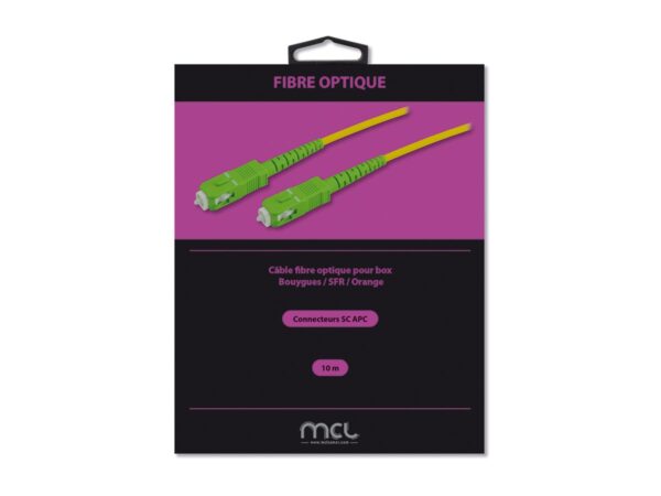 MCL SCAPC/SCAPC monomode simplex optical fiber – 10m