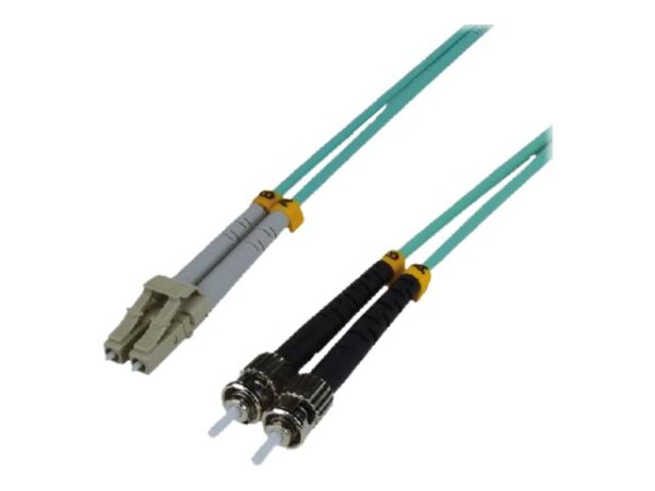 MCL ST/LC Multimode duplex 50/125 OM3 optical fiber – 15m