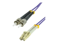 MCL ST/LC Multimode duplex 50/125 OM4 optical fiber – 15m