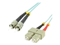 MCL ST/SC Multimode duplex 50/125 OM3 optical fiber – 1m