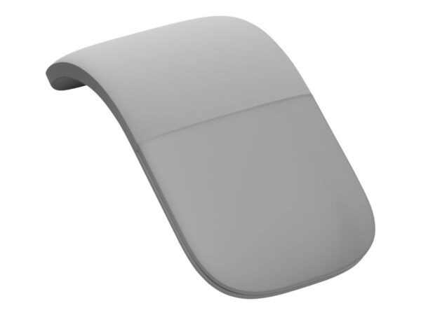 MICROSOFT Surface – Arc Mouse – Souris Arc Bluetooth 4.1 – 2 Boutons – Sans fil – 2 Piles AAA incluses – Grise