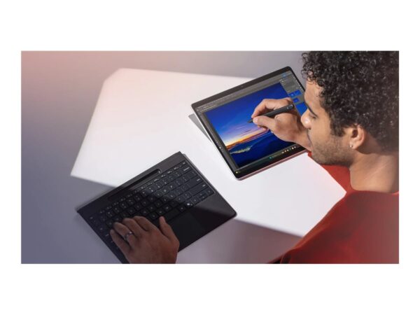 MICROSOFT Surface – Bndle Keybrd Flex + Pen2 – Typecover Flex + Stylet – Trackpad – Srfc Pro 8/9/10/11 – Copilot Rdy – AZERTY – Noir