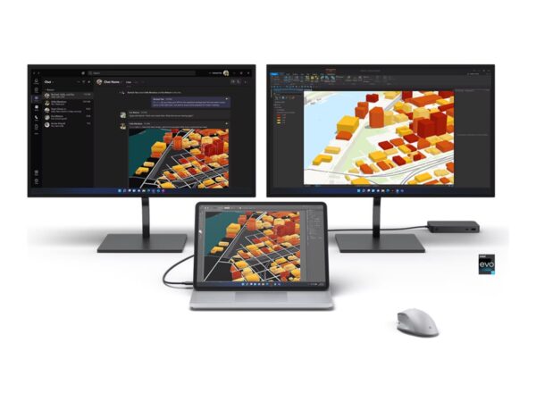 MICROSOFT Surface Laptop Studio 2 – Intel Core i7-13800H – 14.4p – 64Go – 1To – RTX4060 – W11P – Platine – PC Portable – AZERTY