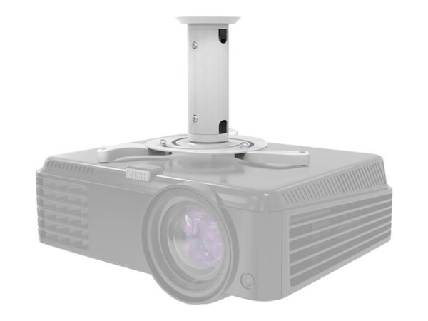 NEOMOUNTS BEAMER-C80WHITE Support de plafond pour vidéoprojecteur – h 13-20 cm – orientable