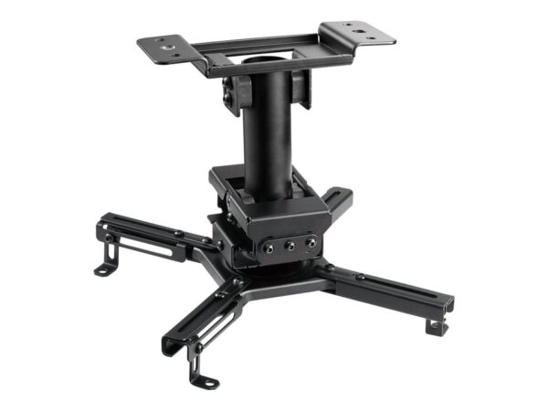 NEOMOUNTS CL25-530BL1 Support de plafond pour vidéoprojecteur – h 25.5 cm – installation facile – orientable