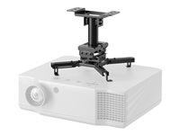 NEOMOUNTS CL25-530BL1 Support de plafond pour vidéoprojecteur – h 25.5 cm – installation facile – orientable