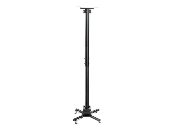 NEOMOUNTS CL25-540BL1 Support de plafond pour vidéoprojecteur – h 60.5-90.5 cm – installation facile – orientable