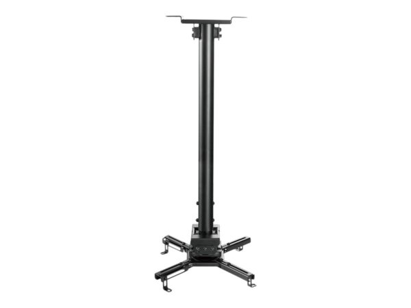 NEOMOUNTS CL25-540BL1 Support de plafond pour vidéoprojecteur – h 60.5-90.5 cm – installation facile – orientable