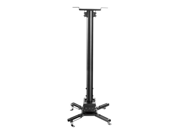 NEOMOUNTS CL25-540BL1 Support de plafond pour vidéoprojecteur – h 60.5-90.5 cm – installation facile – orientable