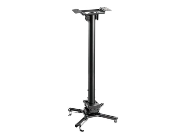 NEOMOUNTS CL25-540BL1 Support de plafond pour vidéoprojecteur – h 60.5-90.5 cm – installation facile – orientable