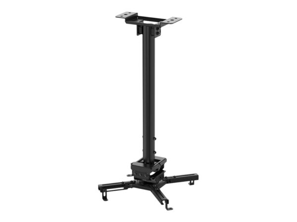 NEOMOUNTS CL25-540BL1 Support de plafond pour vidéoprojecteur – h 60.5-90.5 cm – installation facile – orientable