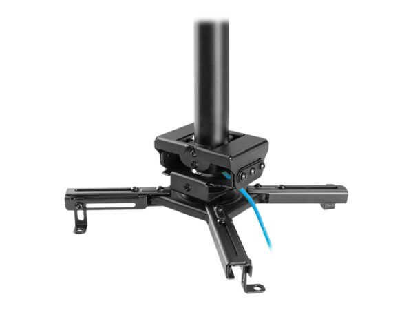 NEOMOUNTS CL25-540BL1 Support de plafond pour vidéoprojecteur – h 60.5-90.5 cm – installation facile – orientable