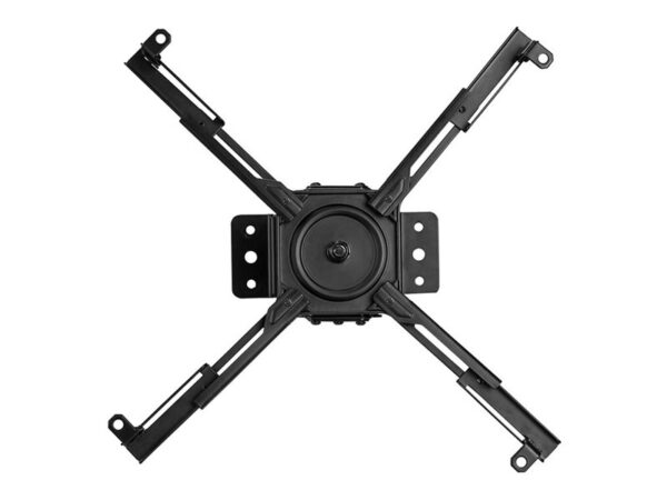 NEOMOUNTS CL25-550BL1 Support de plafond pour vidéoprojecteur – h 74.5-114.5 cm – installation facile – orientable