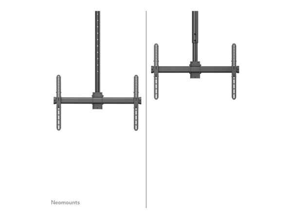 NEOMOUNTS CL35-440BL16L Support de plafond pour écran de 37-70p – h 106-156 cm