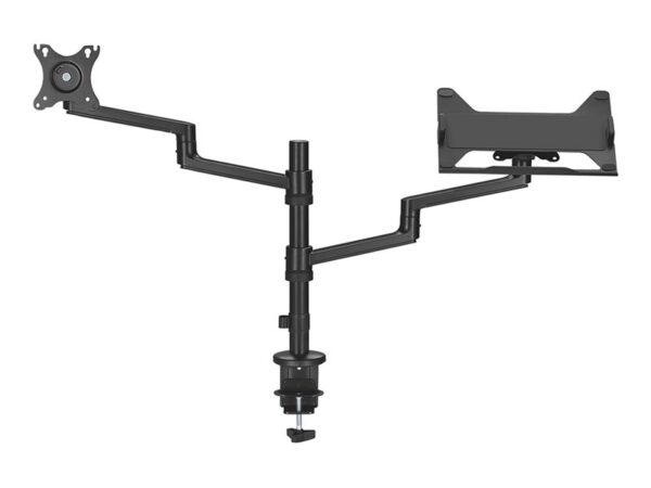 NEOMOUNTS DS20-425BL2 Support décran à fixer avec support pour ordinateur portable 17-27p – économie despace