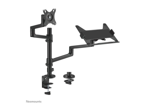 NEOMOUNTS DS20-425BL2 Support décran à fixer avec support pour ordinateur portable 17-27p – économie despace