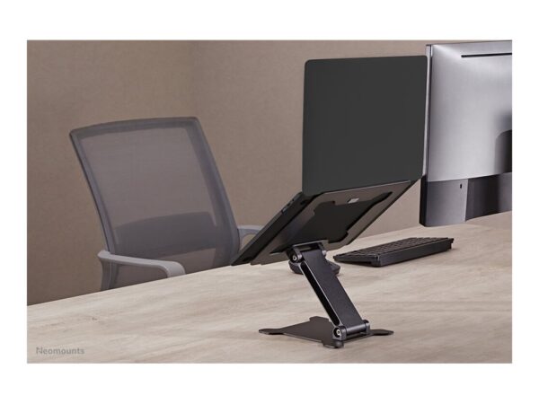 NEOMOUNTS DS20-740BL1 Support pour ordinateur portable 11-15p – ajustement en hauteur – pliable – compact – universel