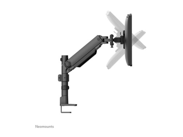 NEOMOUNTS DS65S-950BL2 Support décran à fixer 24-34p – ressort à gaz – Topfix – multiréglable – arrêt 180