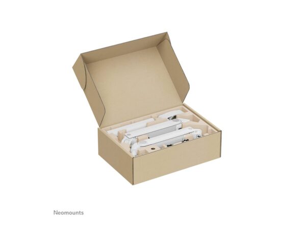 NEOMOUNTS DS65S-950WH2 Support décran à fixer 24-34p – ressort à gaz – Topfix – multiréglable – arrêt 180