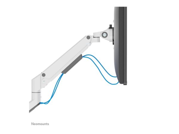 NEOMOUNTS DS70-250WH2 Support décran à fixer 17-32p – ressort à gaz – Topfix – arrêt 180