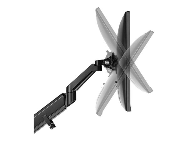NEOMOUNTS DS70-810BL1 Support décran à fixer 17-32p – ressort à gaz – économie despace – arrêt 180