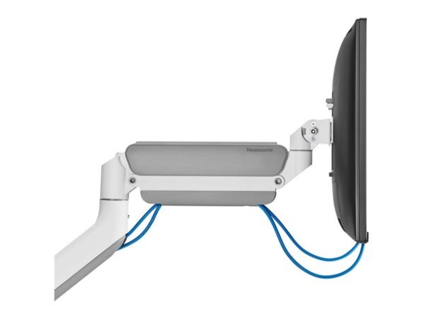 NEOMOUNTS DS70PLUS-450WH1 Support décran à fixer 17-49p – ressort à gaz – Topfix – arrêt 180