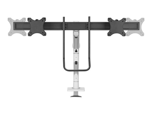 NEOMOUNTS DS75S-950WH2 Support décran à fixer 17-32p – ressort à gaz – Topfix – arrêt 180