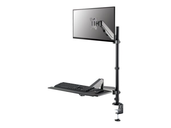 NEOMOUNTS DS90-325BL1 Station de travail assis-debout pour bureau 17-32p – ressort à gaz