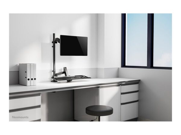 NEOMOUNTS DS90-325BL1 Station de travail assis-debout pour bureau 17-32p – ressort à gaz