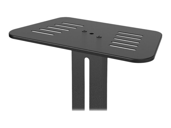 NEOMOUNTS FL50-550BL1 Support au sol mobile pour écran 37-70p – étagère multimédia et support caméra inclus