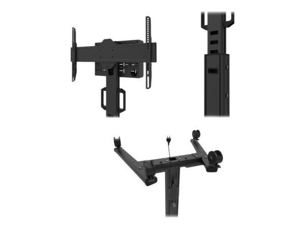 NEOMOUNTS FL50S-825BL1 Support au sol mobile pour écran 37-75p – TÜV