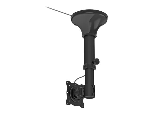 NEOMOUNTS FPMA-C025BLACK Support de plafond pour écran de 10-30p – h 37-47 cm – inclinable