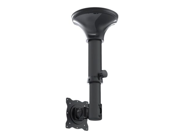 NEOMOUNTS FPMA-C025BLACK Support de plafond pour écran de 10-30p – h 37-47 cm – inclinable