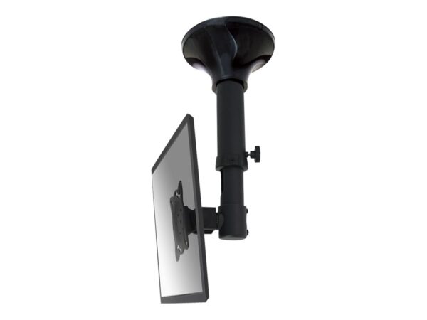 NEOMOUNTS FPMA-C025BLACK Support de plafond pour écran de 10-30p – h 37-47 cm – inclinable