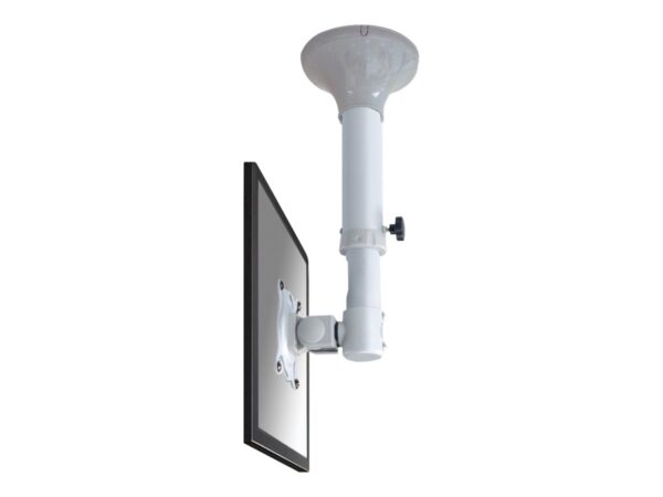 NEOMOUNTS FPMA-C025SILVER Support de plafond pour écran de 10-30p – h 37-47 cm – inclinable
