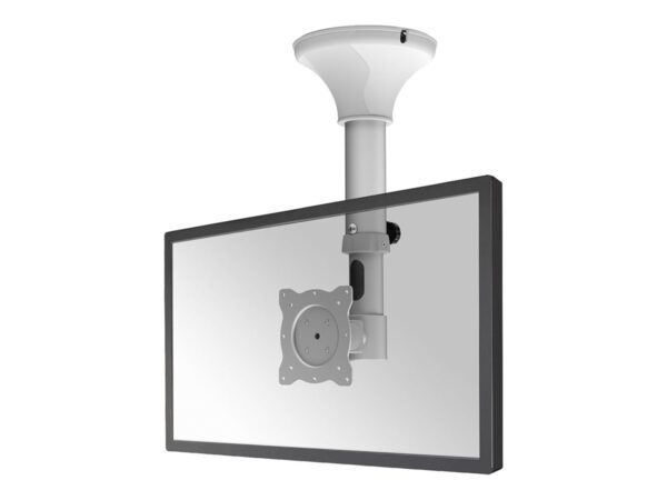 NEOMOUNTS FPMA-C025SILVER Support de plafond pour écran de 10-30p – h 37-47 cm – inclinable